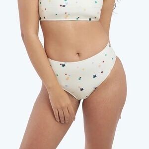 NWT!! SUMMERSALT Scattered Stars Home Edit Collaboration Bikini Bottoms Size 10